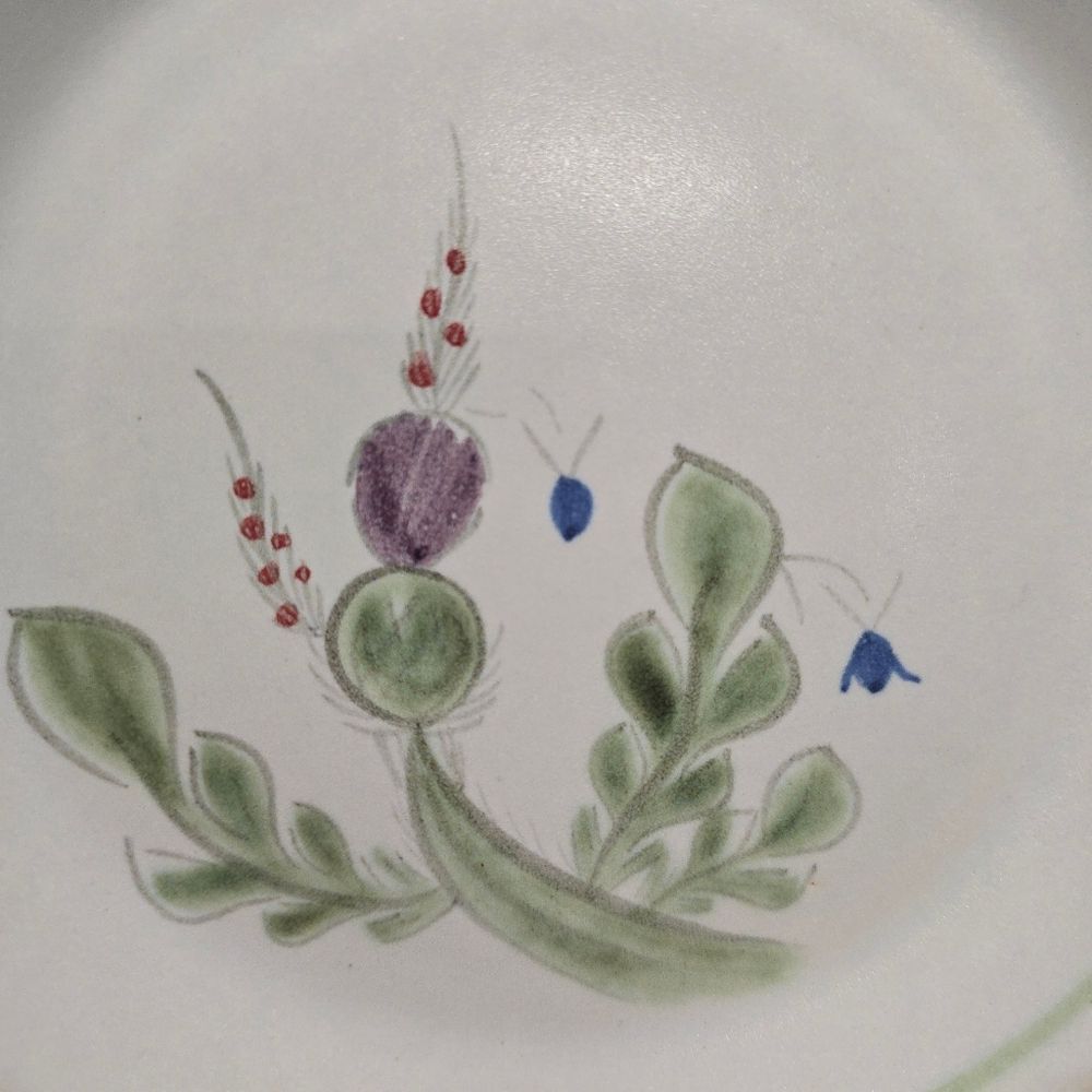 Buchan Portobello 8 1/2" Salad Plate Stoneware Thistleware Made in Scotland #289 - Picture 4 of 8
